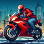 motorbike driving simulator 3d android application logo